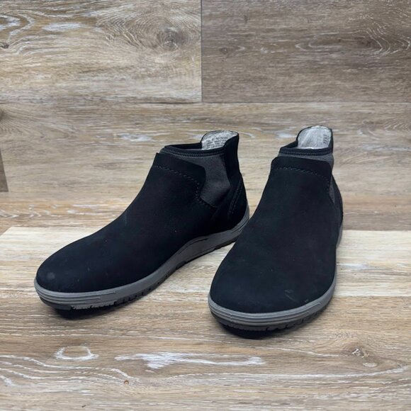 Dansko Lizette Nubuck Leather Black Booties Women's Size EU 41 - Picture 1 of 7